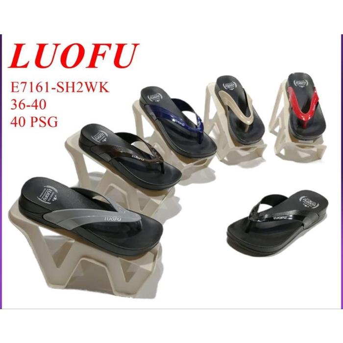 luofu E7161 & E  7161 SH/SH2WK  sandal jepit wanita empuk ringan