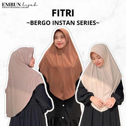Fitri Hijab Bergo Bahan Jersey By Embun Hijab
