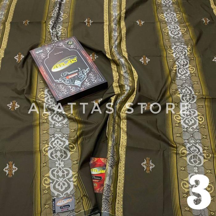 Sarung Atlas Premium Songket Super Silver Ori 100%//Atlas Premium Songket Super//Atlas Kodian// Agen
