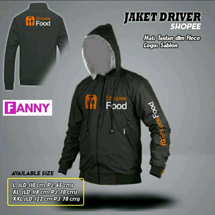 JAKET DC SHOPEEFOOD / JAKET PRIORITAS / JAKET BB SHOPEEFOOD / MODEL BOLAK BALIK / JAKET OJEK ONLINE