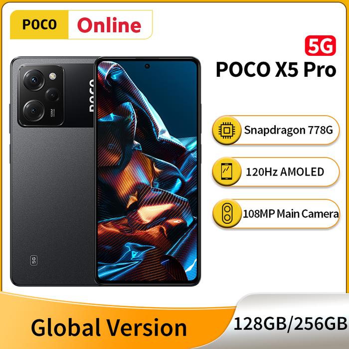 Global Version POCO X5 Pro 5G Snapdragon 778G Smart Phone 108MP