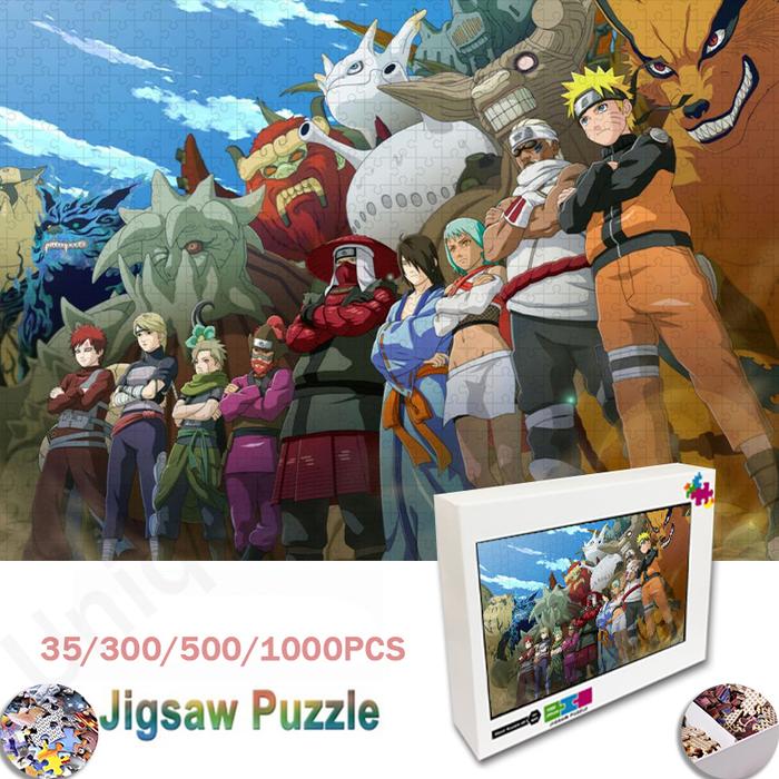 Japanese Anime Naruto Jigsaw Puzzles 35/300/500/1000 Pcs Puzzle