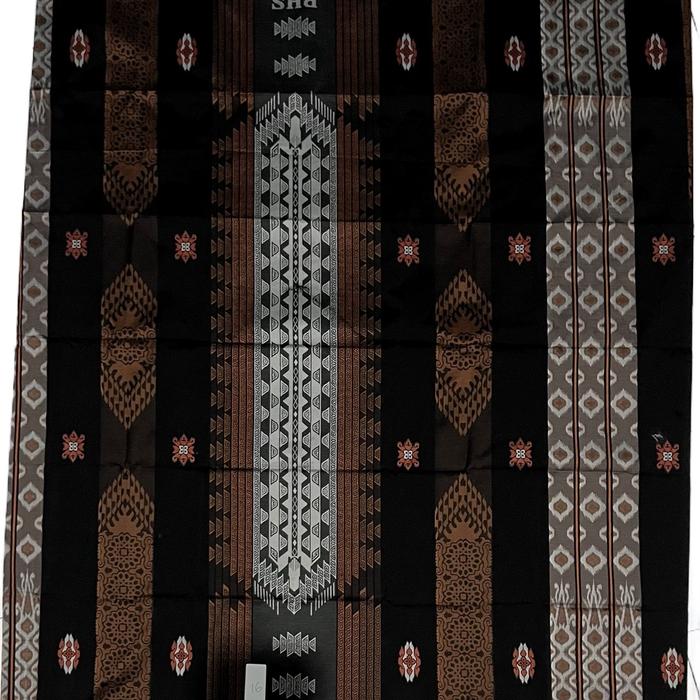Sarung Muslim Dewasa Hitam BHS Copper/Afkir Jaguar Songket - Motif