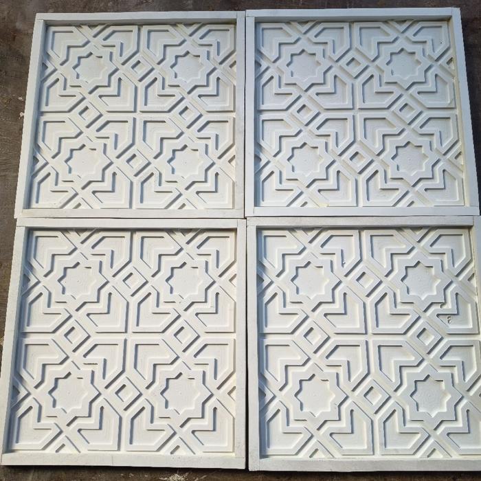 CETAKAN PANEL DINDING MASIF 50×50 UKIRAN MESIN CNC / CUSTOM CETAKAN MASIF, LOGO, KRAWANGAN LANGSUNG 