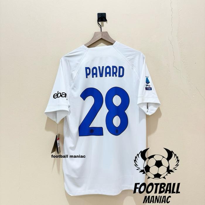 Jersey Original Inter Milan Away 2023/2024 Serie A Version Pavard #28