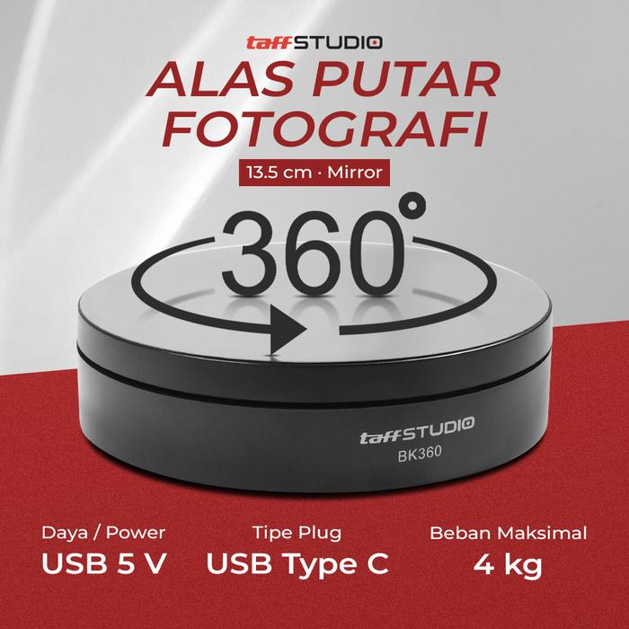 Mutiaramall - Turntable Fotografi | Display Rotating Stand | Alas Putar Produk
