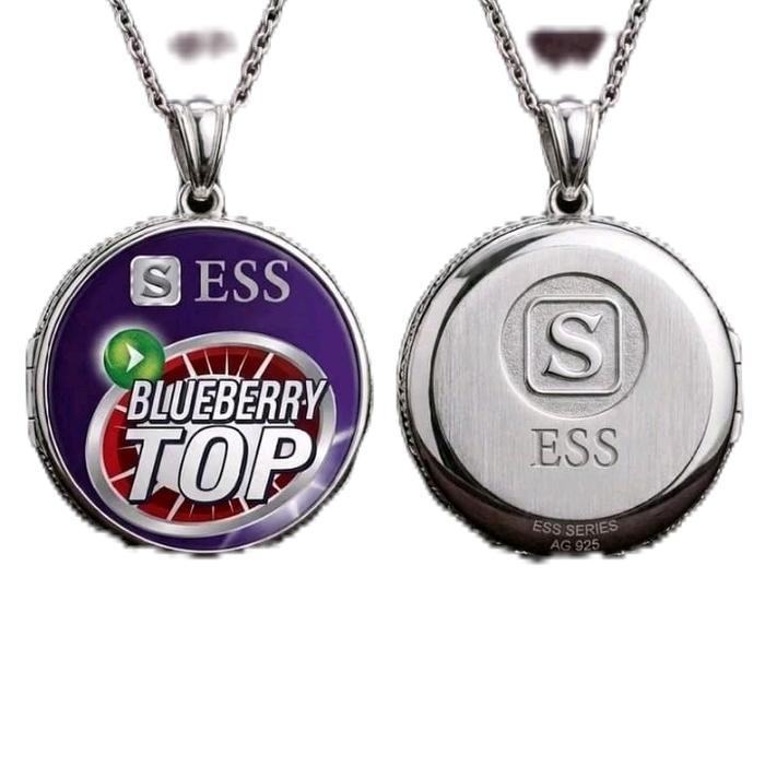 ESS Blueberry Top Kalung ESS Series AG 925 dengan Desain Unik dan Menarik untuk Penampilan Anda
