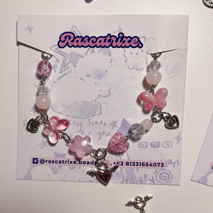 (new design) anneliese & erika bracelets ⋆˚꩜。՞. .՞⋆. ˚ gelang couple barbie aesthetic