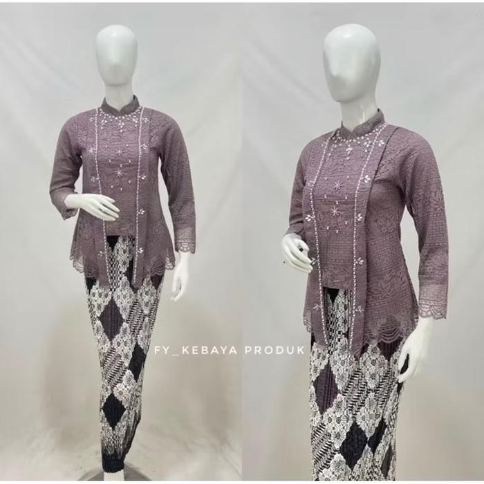Kebaya Kutu Borkat Pendek / Kebaya Wisuda / Kebaya