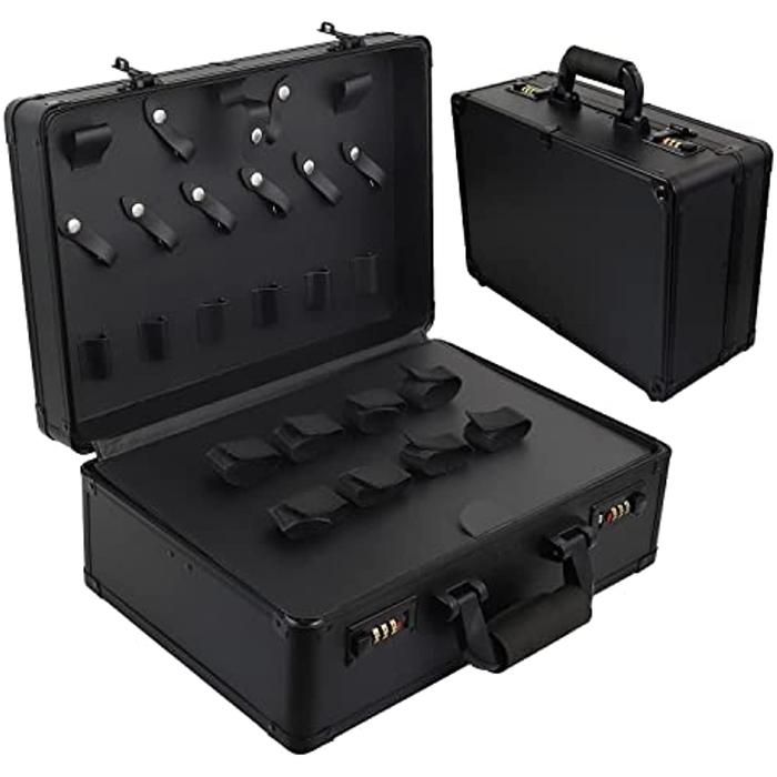 Toolbox Aluminum Suitcase Hair Stylist Hairdressing Toolbox Large
