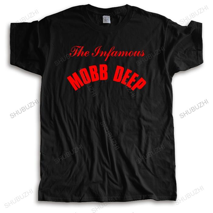 new arrived men cotton summer mobb deep infamous fashion brand tee-shirt homme tops teeshirt plus si