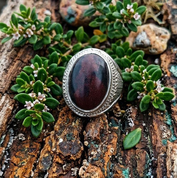 Cincin Galih Kayu Setigi Gunung Muria Original dengan Desain Elegan dan Bahan Alami