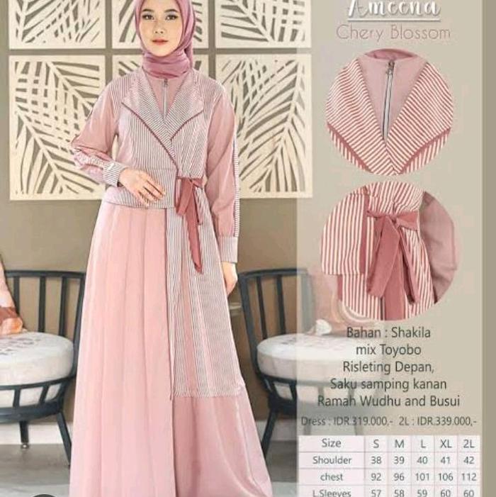 gamis nubua ameena chery blossom
