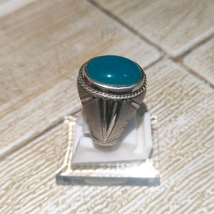 bacan doko ring perak asli batu.. jaminan