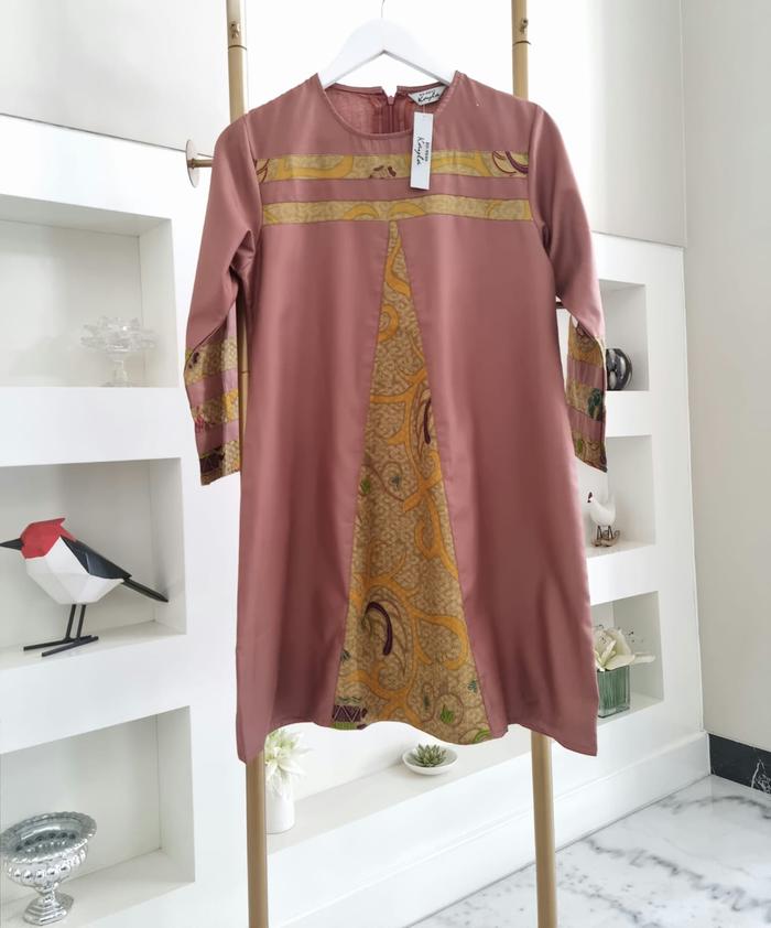 bluse model terbaru bluse semy tunik  bluse kombinasi batik bluse ed nees bay kayla bluse kekinian