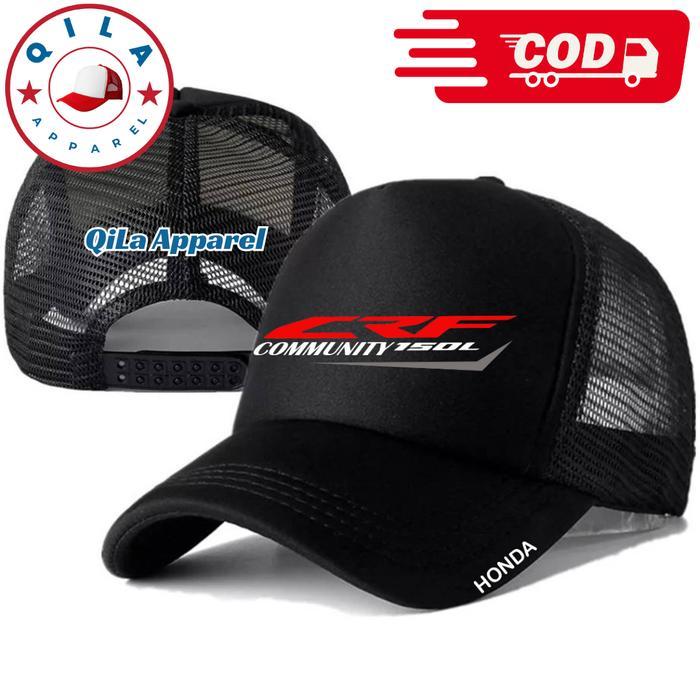 Hot Item QiLa Apparel Topi Trucker HONDA CRF - Topi Distro HONDA CRF Logo - Topi HONDA CRF Premium -
