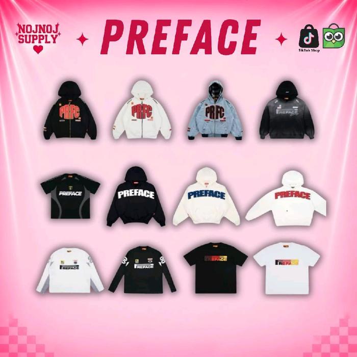 ORIGINAL 100% | PREFACE RED TYPE | PREFACE STARLINED| JERSEY CHAMPION PREFACE