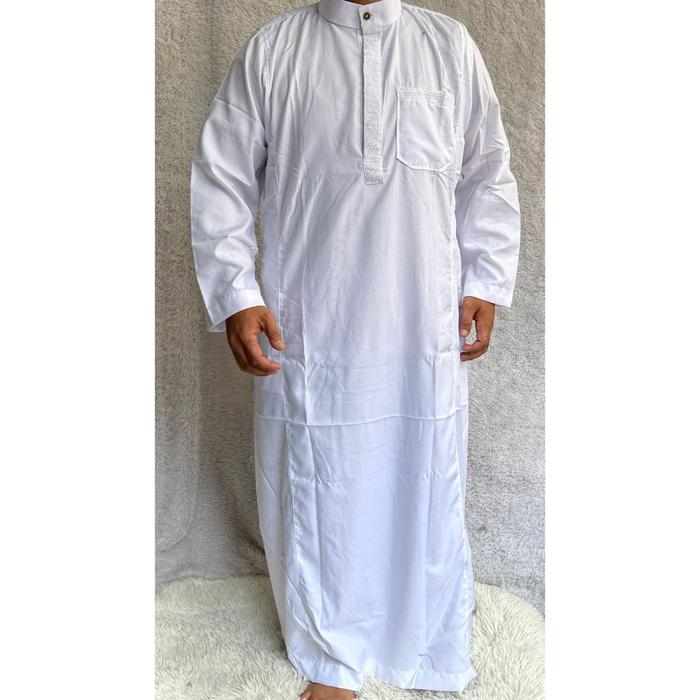 Baju Gamis Jubah Al-Mubarok Pria Dewasa � Lengan Panjang Formal & Santai