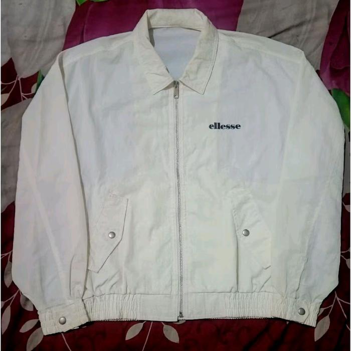 Work Jaket Casual Ellesse Vintage White Second