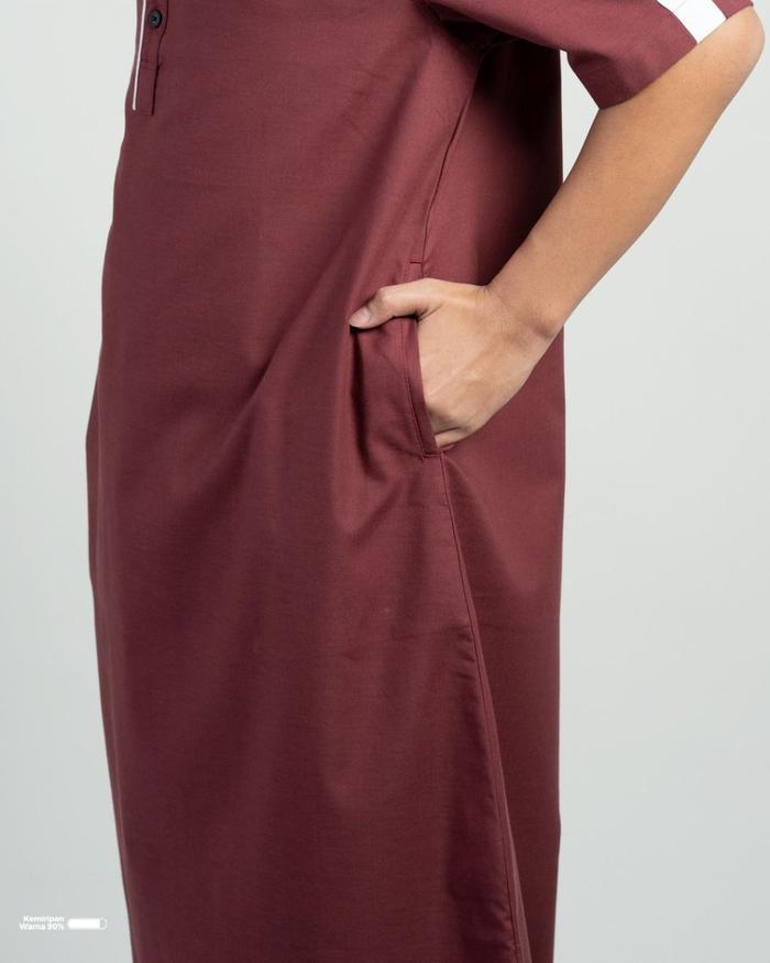 Samase Jubba Syabab U061 Lengan Pendek Jubah Baju Gamis Anak Remaja Laki Lakiterbaru Samase Offical
