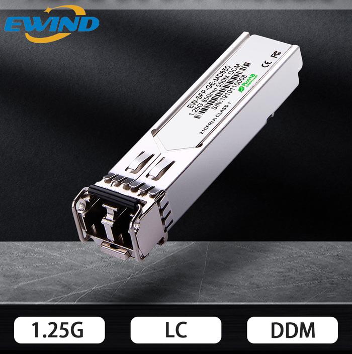 EWIND 1.25G SFP Optical Transceiver 550m DDM Fiber 850nm SFP