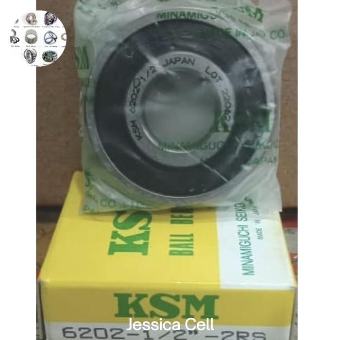 BALL BEARING 6202 2RS - 1/2" KSM DIAMETER AS 12,7MM