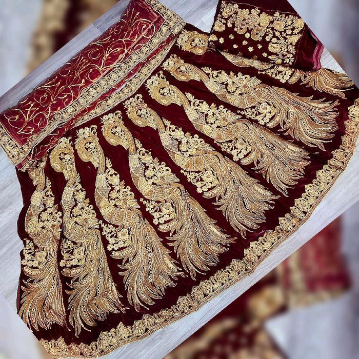 Lehengga Wedding Merak Ori India