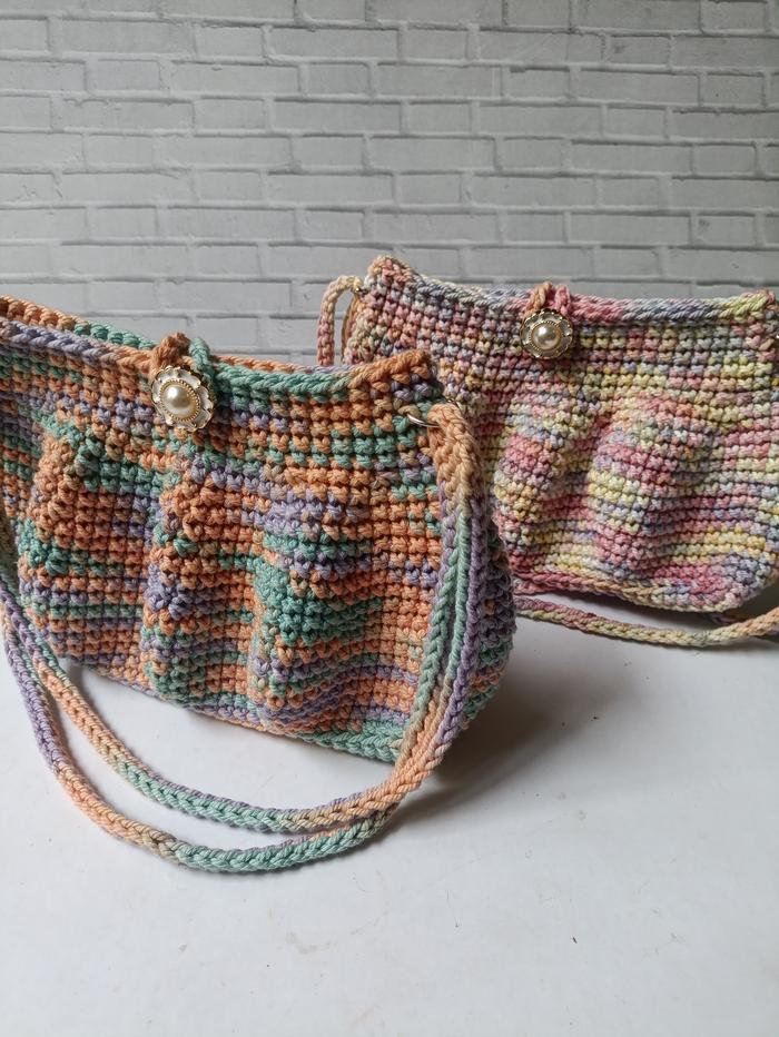 Curry Puff Bag | Shoulder bag | Crochet Bag | Cute Bag