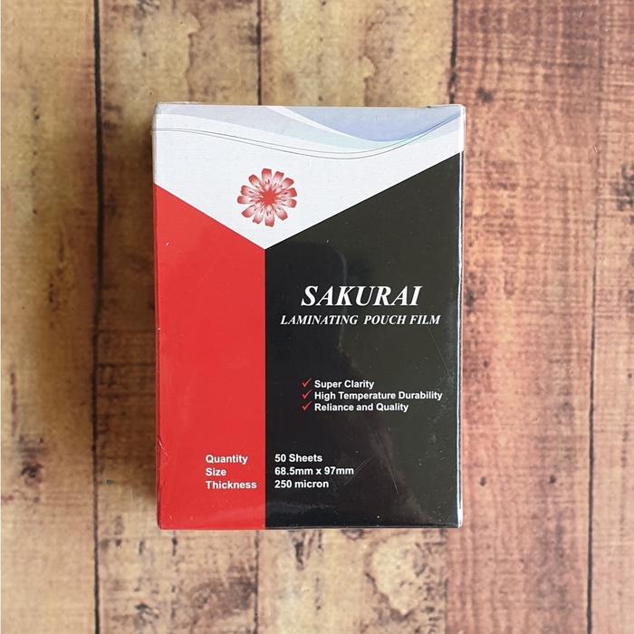 [PACK] Plastik Laminating Pouch Film KTP 250 Micron - Sakurai