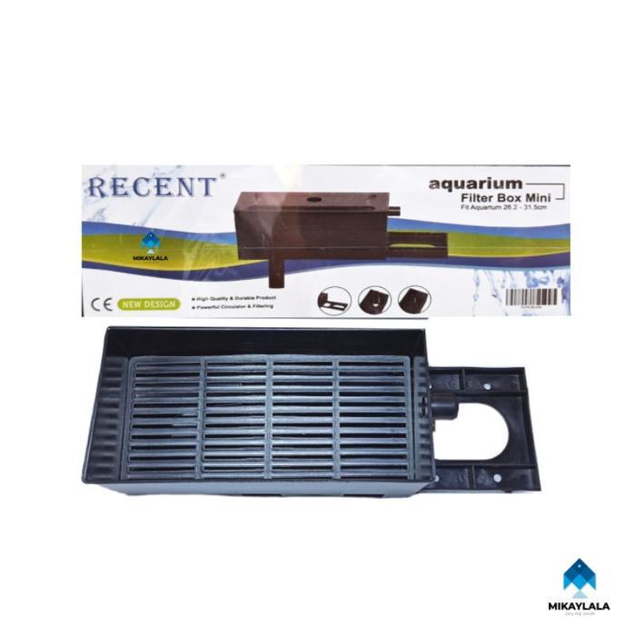 BOX FILTER MINI RECENT AQUARIUM BOKS TALANG FILTER ATAS TANK KECIL