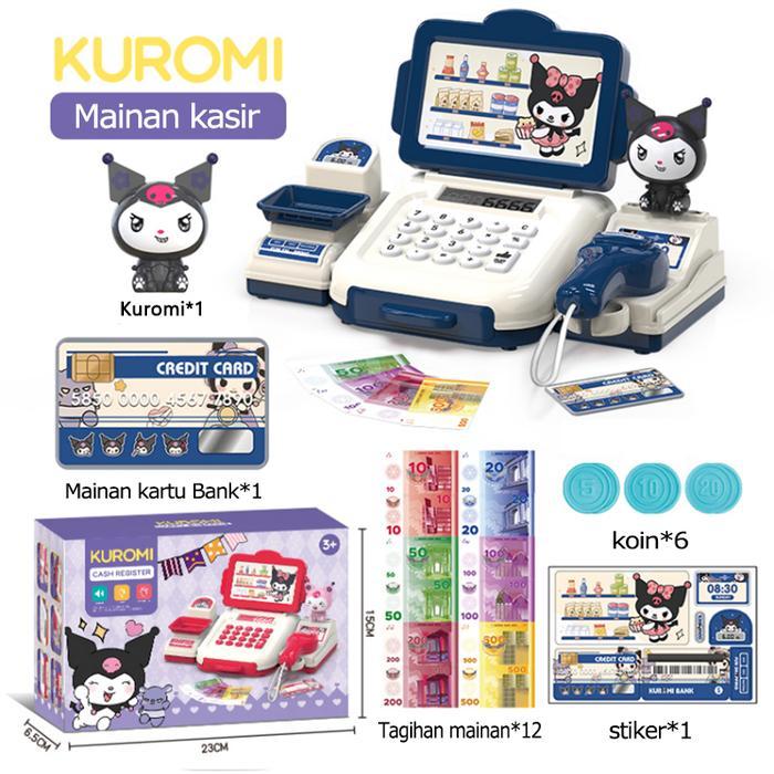 Kasir Simulasi Mainan supermarket Mesin Kasir Belanja Mainan Cashier Machine Toys Mainan Edukasi Ana