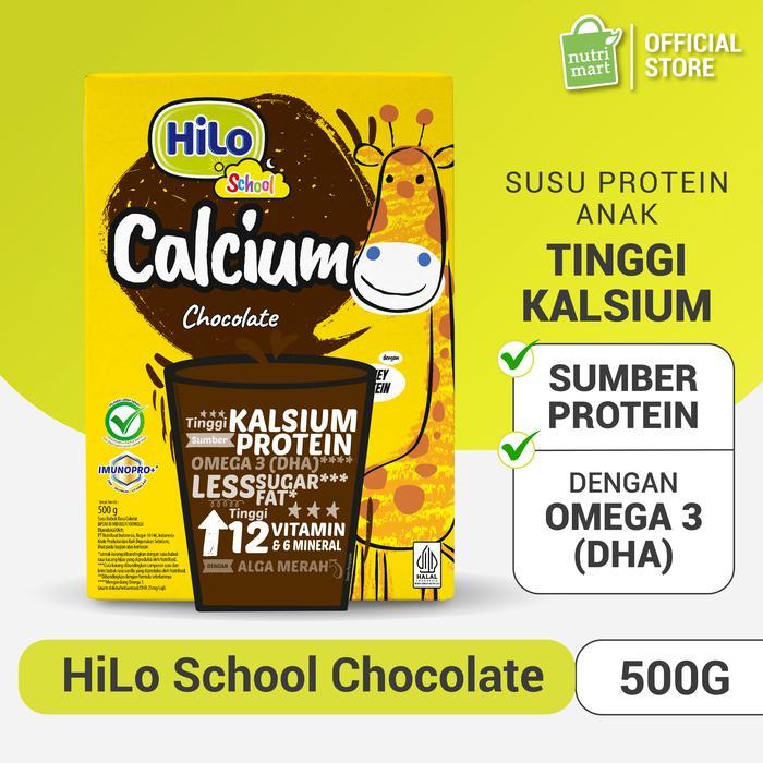 HiLo School Chocolate 500gr - Susu Anak Lebih Tinggi Kalsium