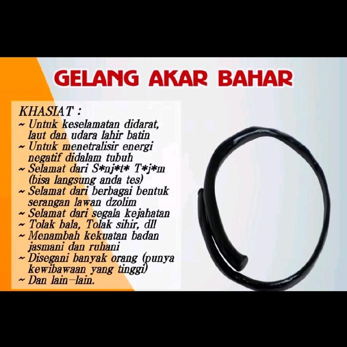 GELANG TAPAK KAKI HITAM KEBAL