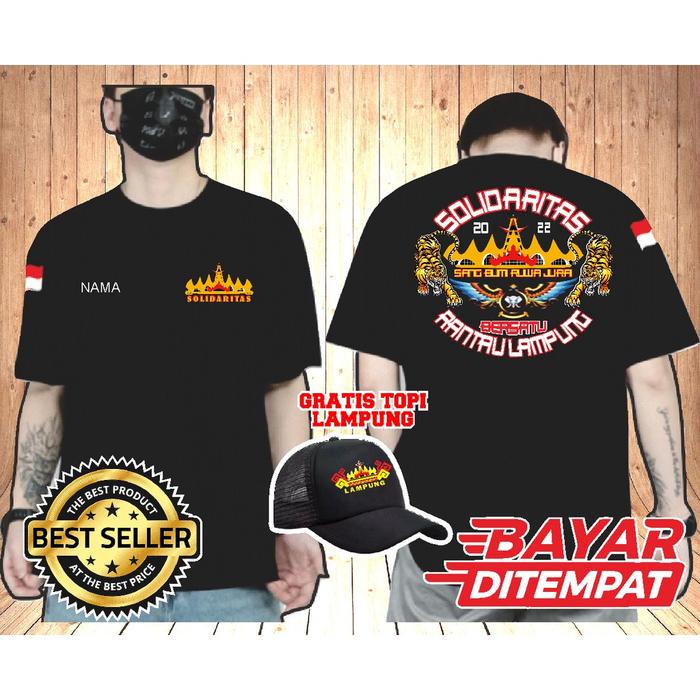 Kaos_rantau_Lampung_BONUS TOPI_SIGER_LAMPUNG+ BONUS STICKER
