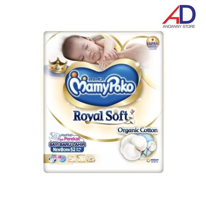 Mamy Poko Royal Soft Tape Nb52 Nb 52 / Diapers / Mamy Poko Perekat Newborn