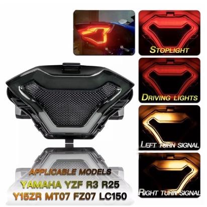 Stoplamp 3in1 R25 Mt25 MX King TST 3 in 1 paing murah stoplamp r25 model tst MT25 MX king lampu bela