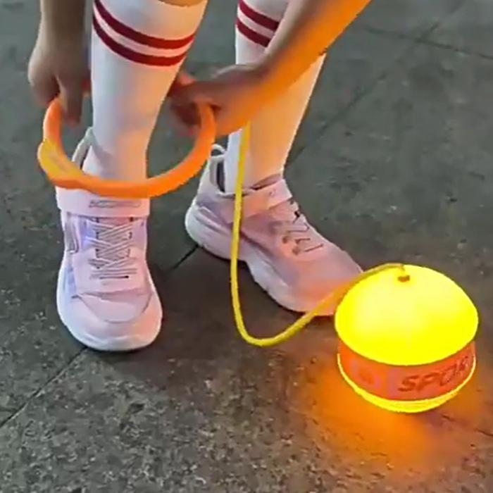 Mainan Anak Olahraga Hula Hoop Kaki Jumping Ring Nyala Led / Hulahup Kaki Lompat / Jumpball Yoyo / H