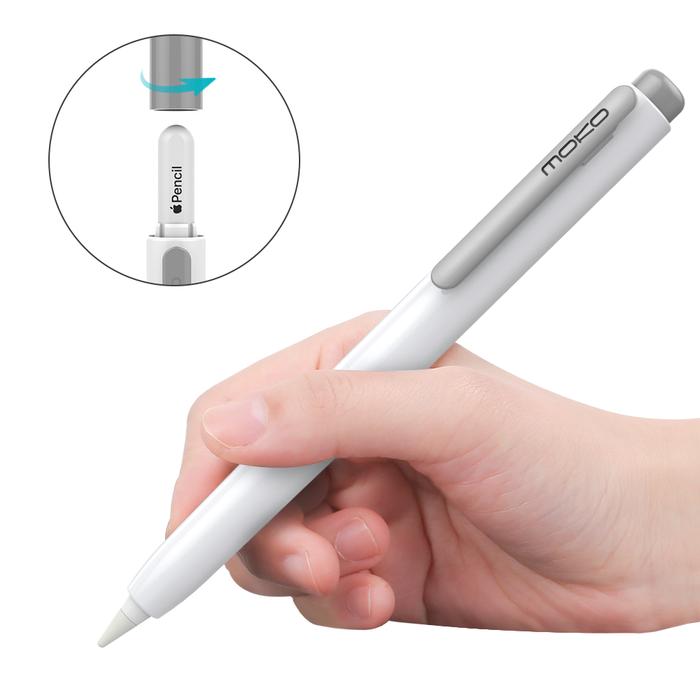 MoKo Holder Case for Apple Pencil 2nd Generation,Retractable Tip
