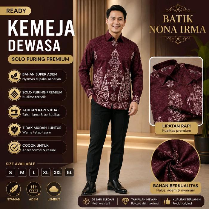 COD DOBY PREMIUM//DOBY WAYANG MAROON//