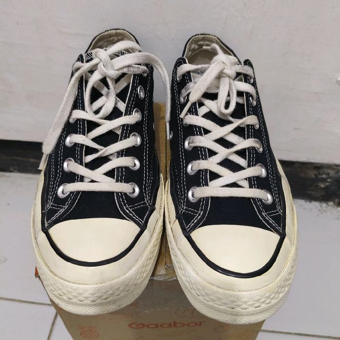 Converse CT 70s Low black and white second bekas