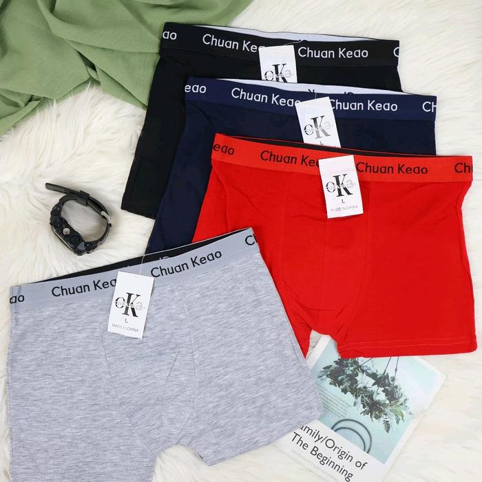 paket 3pcs,6pcs,12pcs CELANA DALAM BOXER PRIA DEWASA CD CK CHUAN KEAO  DEWASA JUMBO / SEMPAK PRIA Ka