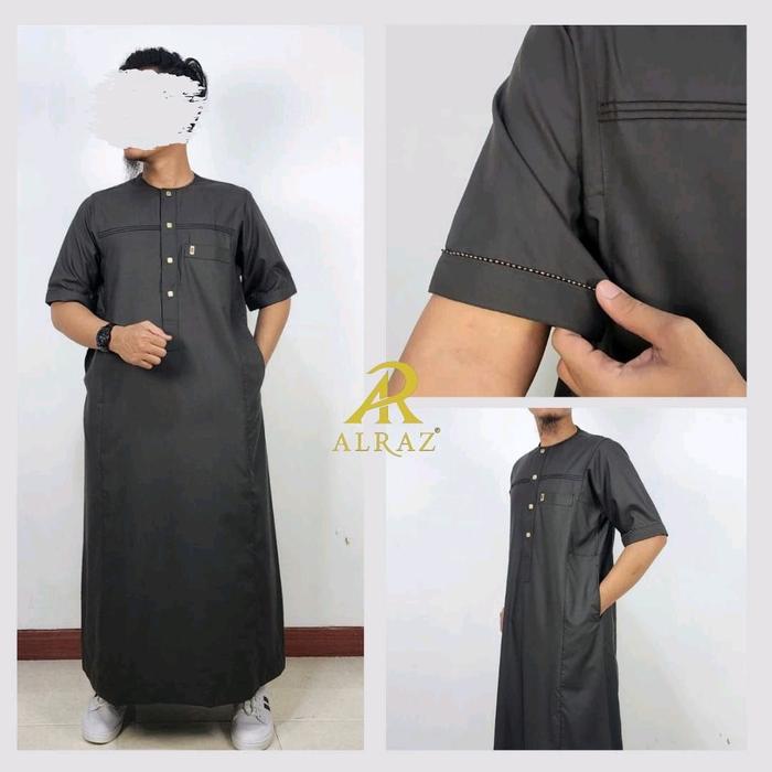 Jubah Al Raz oblong model HANAFI / Jubah Al raz katun premium