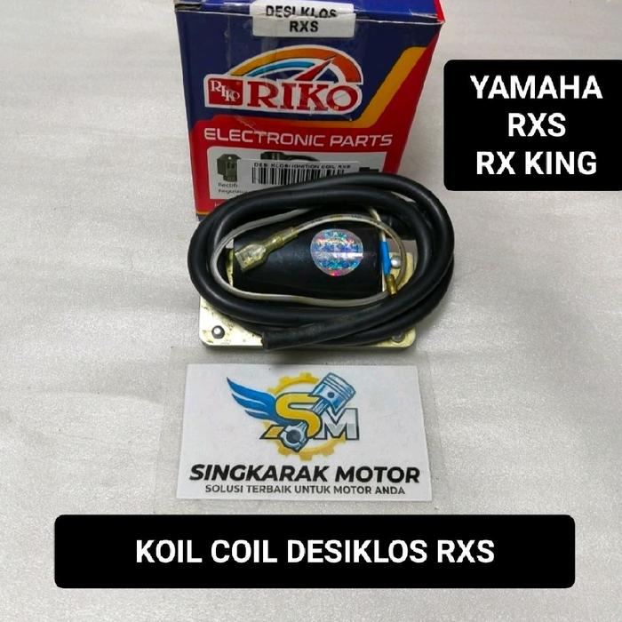 KOIL COIL DESIKLOS IGNITION KOIL YAMAHA RXS RX KING RIKO ORIGINAL