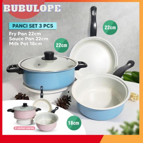Panci set 3 in 1 fry pan/sauce pan