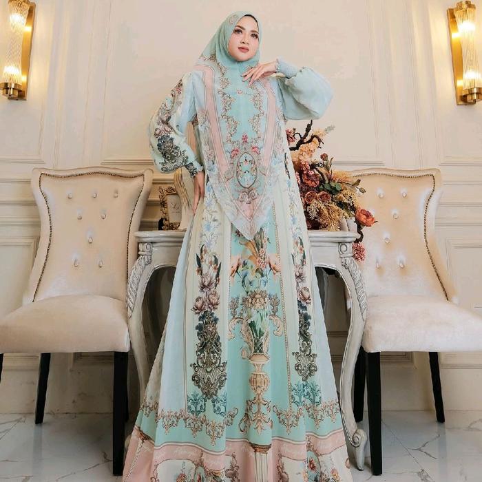 Delisa set syari by Allawiyah