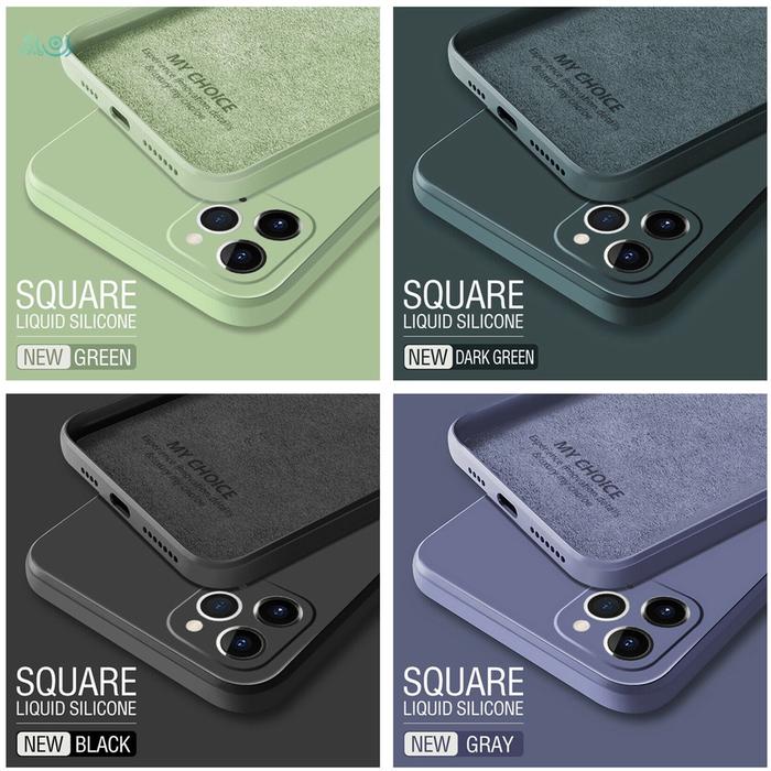 CAISNG HUAWEI P30 PRO P40 PRO IPHONE 11 11 PRO MAX 12 12 PRO MAX 12 PRO SILICONE LIQUID SQUARE WITH
