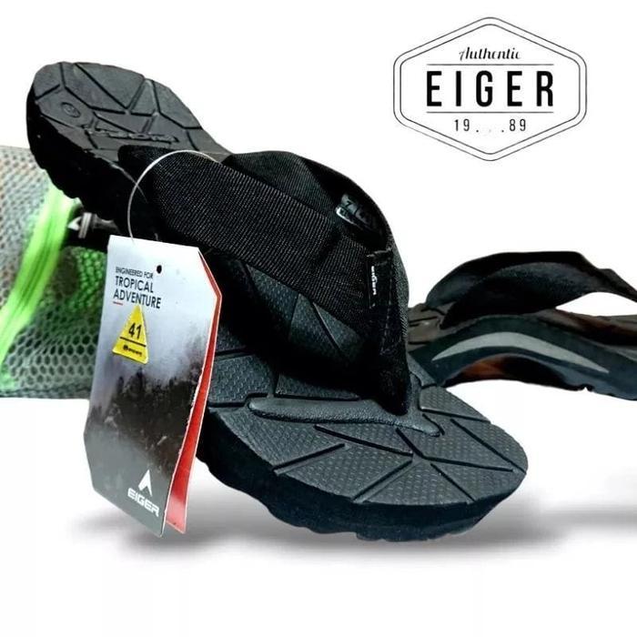 Eiger TOMAHAWK BLACK EIGER SANDAL BLACK OUTDOOR 19.89 Sandal Outdoor Pria Wanita Original Eiger Coco