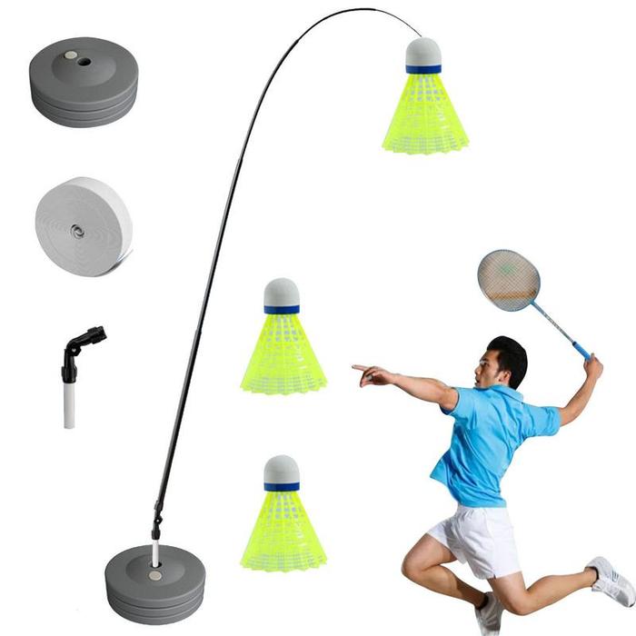 Badminton Single-Player Rebound Trainer Stretch Badminton Robot