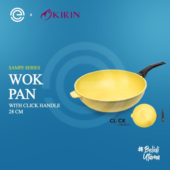 KIRIN Panci Wok 28 Cm - SAMPE SERIES