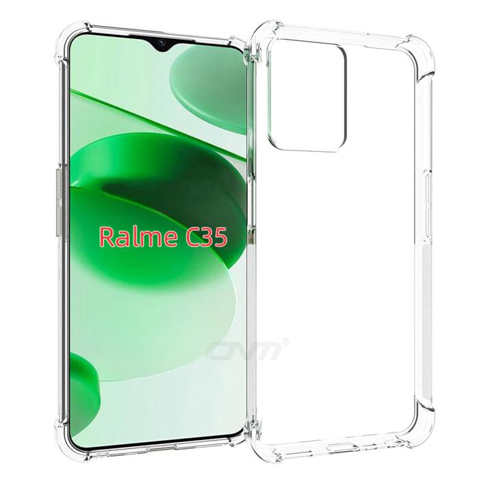 Casing Sejernih Kristal untuk OPPO Realme C35 C21Y C21 C20 C15 C12